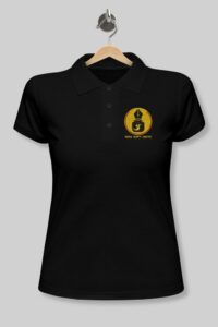 AKSHAR SANGLAP EMBROIDERED POLO T-SHIRT (WOMEN)